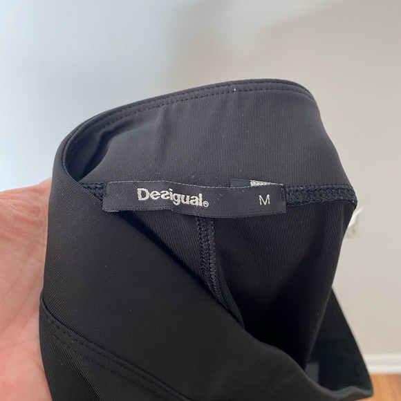 DESIGUAL Black Southwest Print Full Length Leggings - Picture 6 of 8